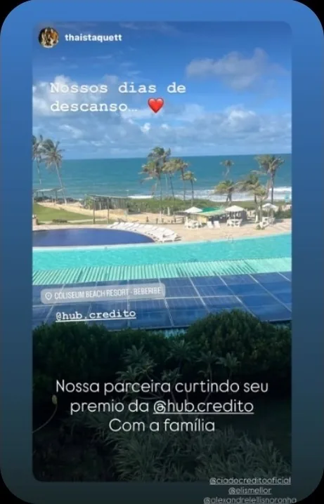 Story de parceiro premiado: Resort com a família